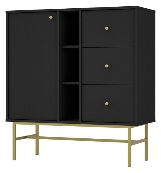 Komoda TORINO 100 cm do Salonu Sypialni Grafit
