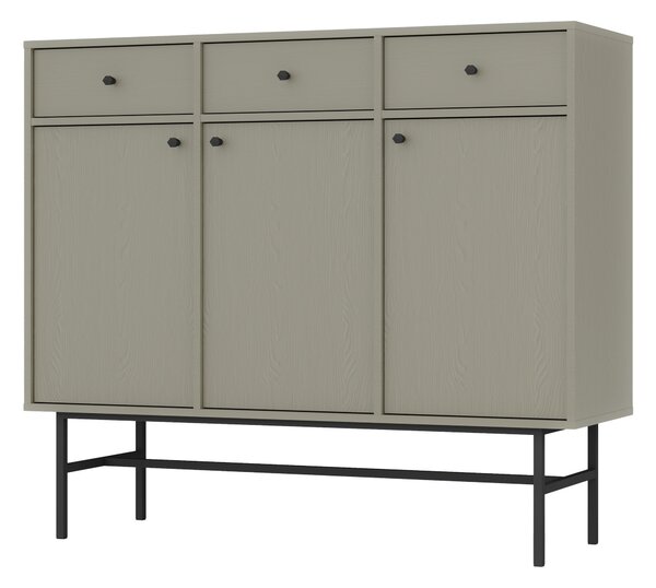 Komoda TORINO 125 cm do Salonu Sypialni Odcienie zieleni