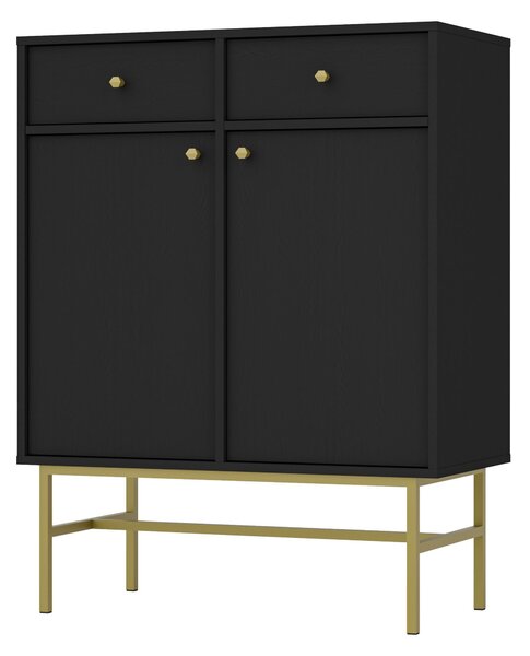Komoda TORINO 84 cm do Salonu Sypialni Grafit