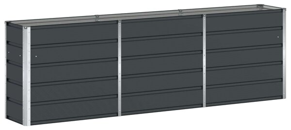 Donica Antracyt 240 x 40 x 75 cm Stal