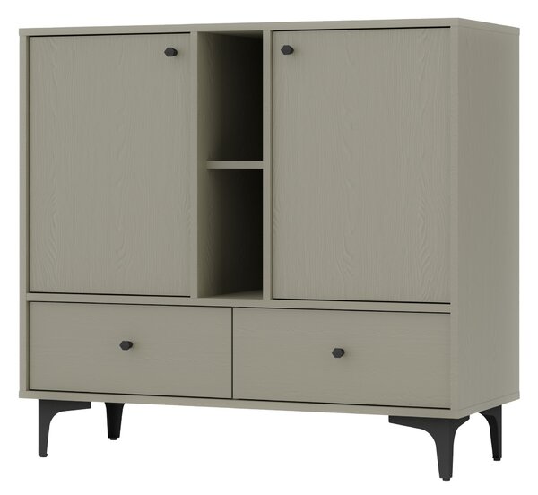 Komoda TORINO 100 cm do Salonu Sypialni Odcienie zieleni