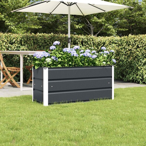 Donica Antracyt 100 x 40 x 45 cm Stal