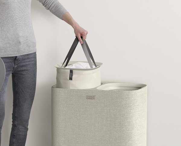Tekstylny kosz na pranie 45+45 l Tota – Joseph Joseph