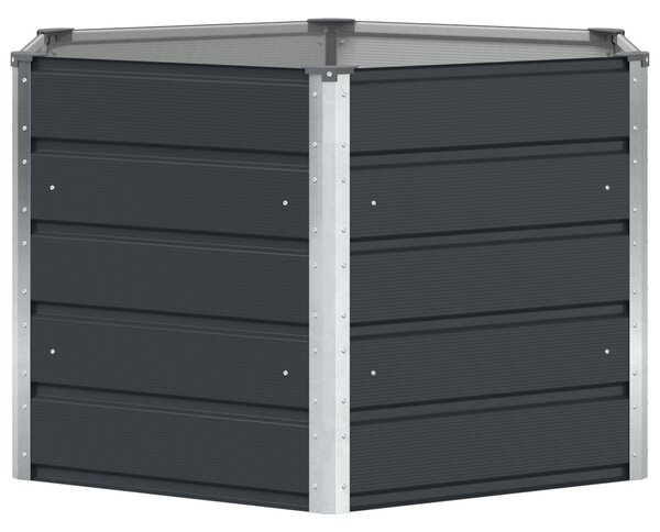 Donica Antracyt 129 x 129 x 75 cm Stal