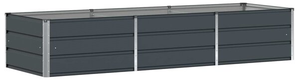 Donica Antracyt 240 x 80 x 45 cm Stal