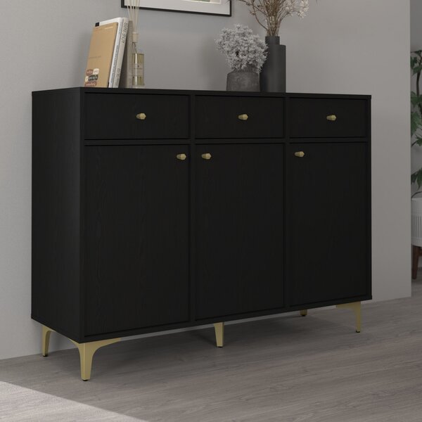 Komoda TORINO 125 cm do Salonu Sypialni Grafit