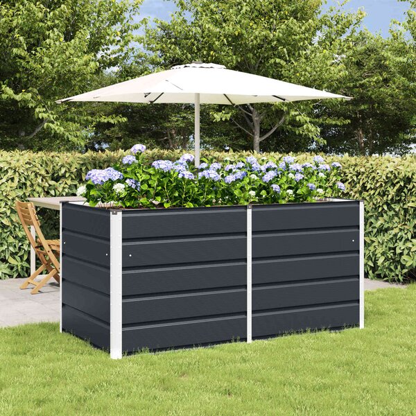Donica Antracyt 160 x 80 x 75 cm Stal