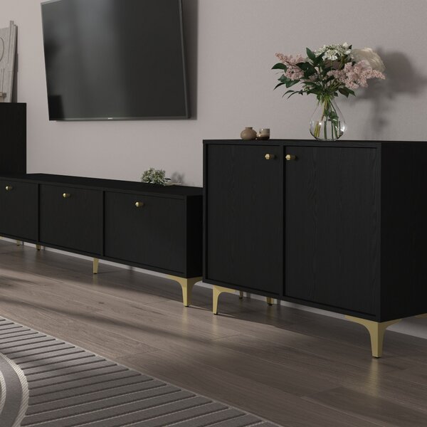 Komoda TORINO 84 cm do Salonu Sypialni Grafit