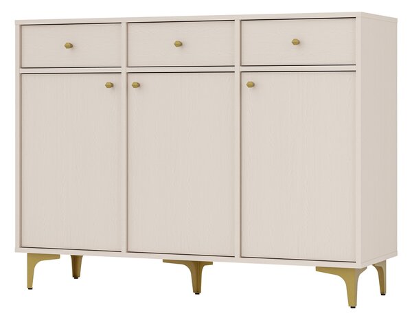 Komoda TORINO 125 cm do Salonu Sypialni Odcienie beżu