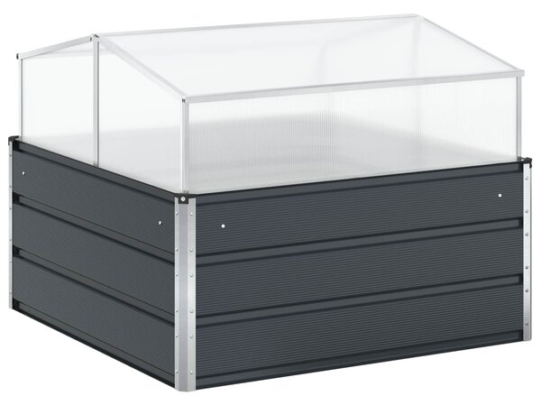 Donica Antracyt 100 x 100 x 77 cm Stal Galwanizowana