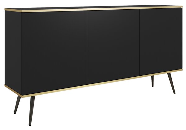 Komoda VENEZIA 160 cm do Salonu Sypialni Czarny