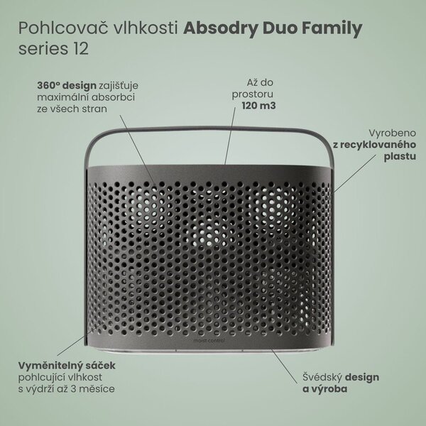 Pochłaniacz wilgoci Absodry Duo Family Bag 12-series – Everbrand Sweden