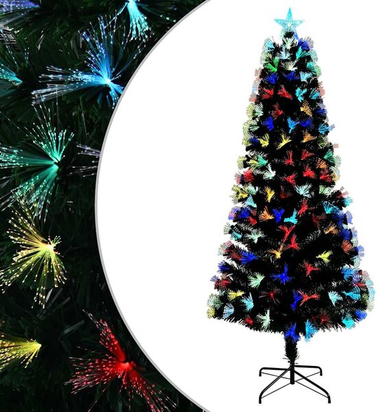 Sztuczna choinka z 250 diodami LED Zielony 210 cm PVC