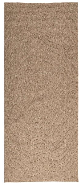 Dywany pokojowe Moiré AGIRA Naturalny 200 x 80 cm Poliester