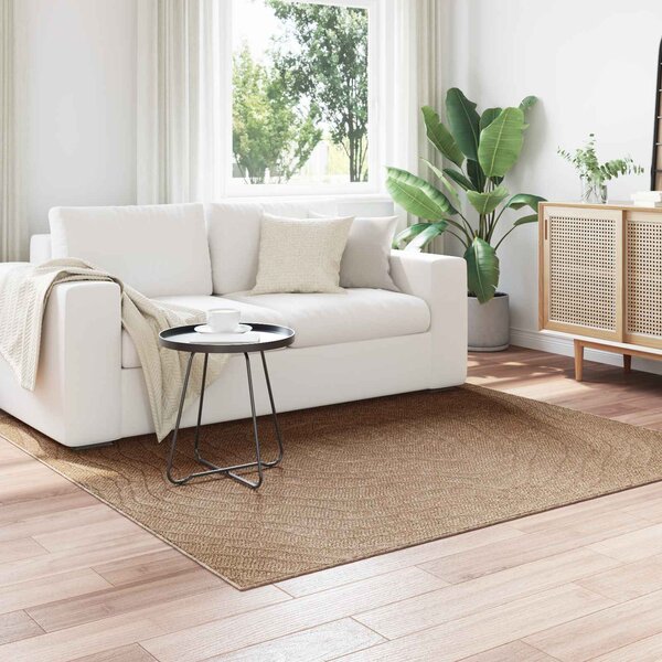 Dywany pokojowe Moiré AGIRA Naturalny 200 x 200 cm Poliester
