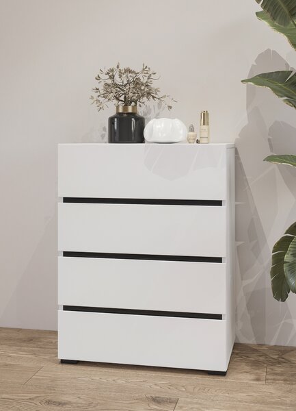 Komoda INCROCIO 59,7 cm do Salonu Sypialni Biały