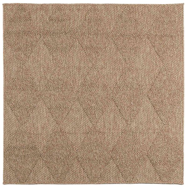 Dywany pokojowe Kwadrat AGIRA Naturalny 200 x 200 cm Poliester