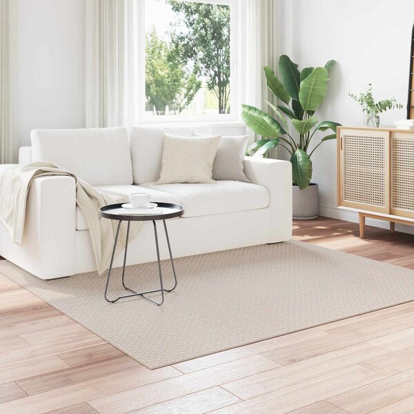 Dywany pokojowe Kwadrat FARO Kremowy 120 x 120 cm Poliester
