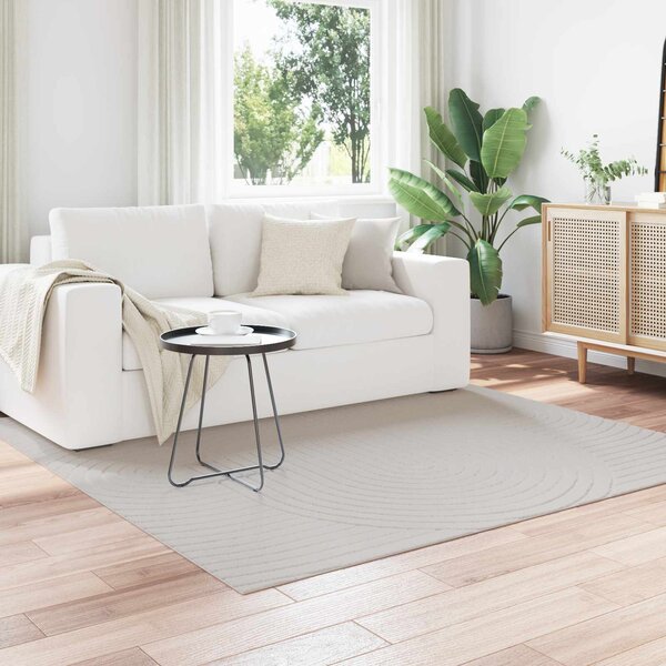 Dywany pokojowe Kwadrat PALMERAS Kremowy 120 x 120 cm Poliester