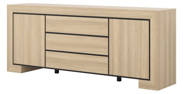 Komoda LUNO 225 cm do Salonu Sypialni Dąb Samdal