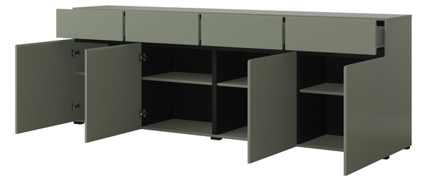 Komoda INCROCIO 225 cm do Salonu Sypialni Zielony