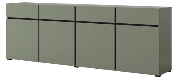 Komoda INCROCIO 225 cm do Salonu Sypialni Zielony