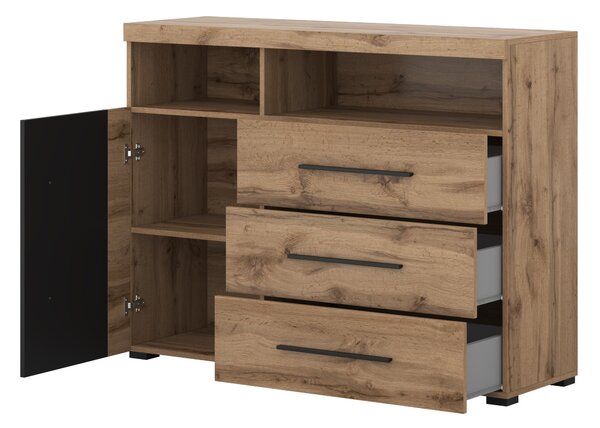 Komoda RISTO 119 cm do Salonu Sypialni Dąb wotan