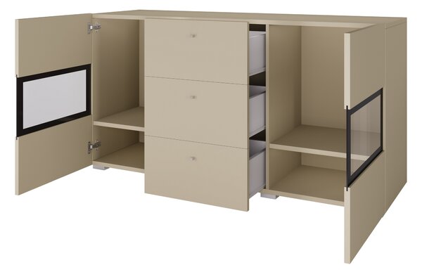 Komoda BAROLO 132 cm do Salonu Sypialni Beż jasny