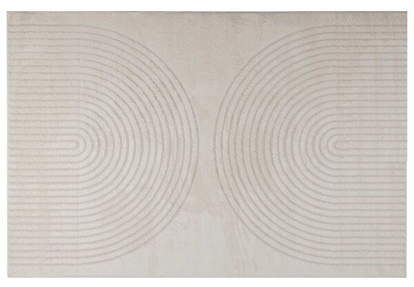 Dywany pokojowe GALATI Kremowy 170 x 120 cm Poliester