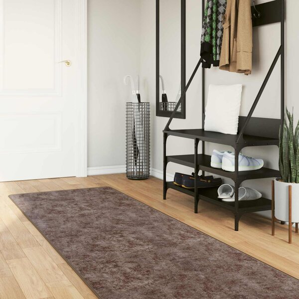 Chodnik dywanowy MARSA Szary 100 x 250 cm Poliester i PVC