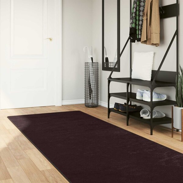 Chodnik dywanowy MARSA Antracyt 100 x 250 cm Poliester i PVC