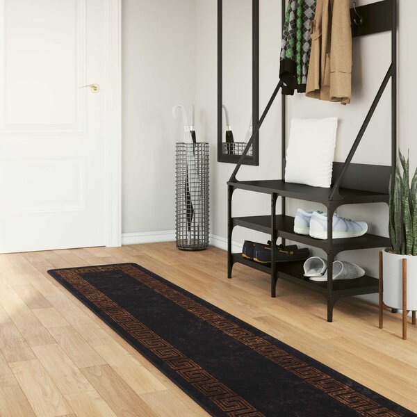 Chodnik dywanowy MARSA Czarny 50 x 450 cm Poliester i PVC