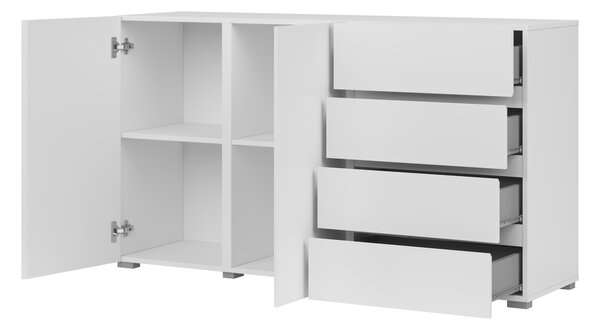 Komoda PRISMA 138 cm do Salonu Sypialni Biały