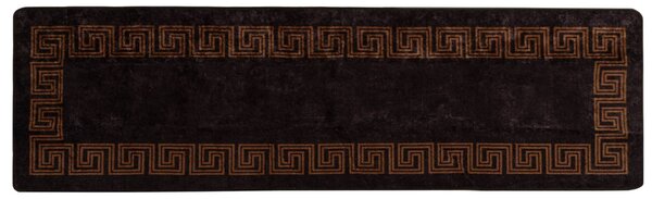 Chodnik dywanowy MARSA Czarny 80 x 350 cm Poliester i PVC