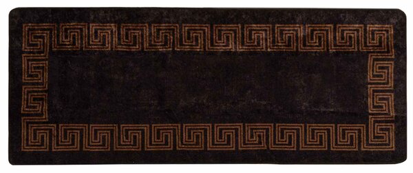Chodnik dywanowy MARSA Czarny 100 x 250 cm Poliester i PVC