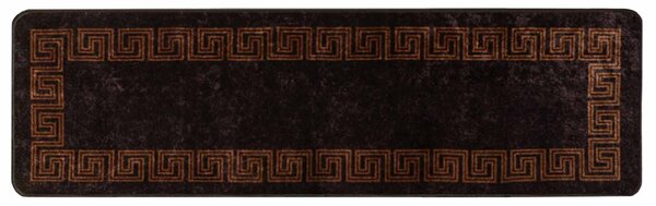 Chodnik dywanowy MARSA Czarny 100 x 300 cm Poliester i PVC