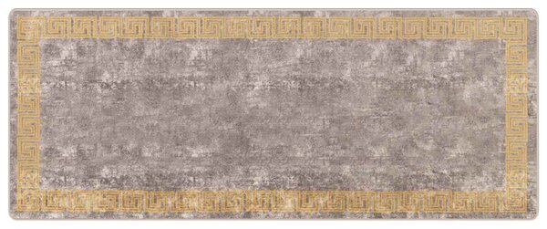 Chodnik dywanowy MARSA Szary 100 x 250 cm Poliester i PVC