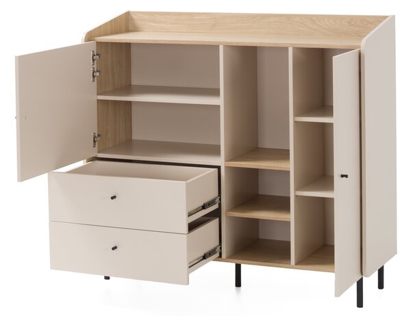 Komoda VETTA 125 cm do Salonu Sypialni Odcienie beżu