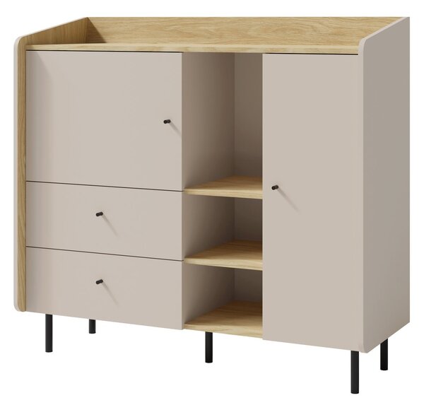 Komoda VETTA 125 cm do Salonu Sypialni Odcienie beżu