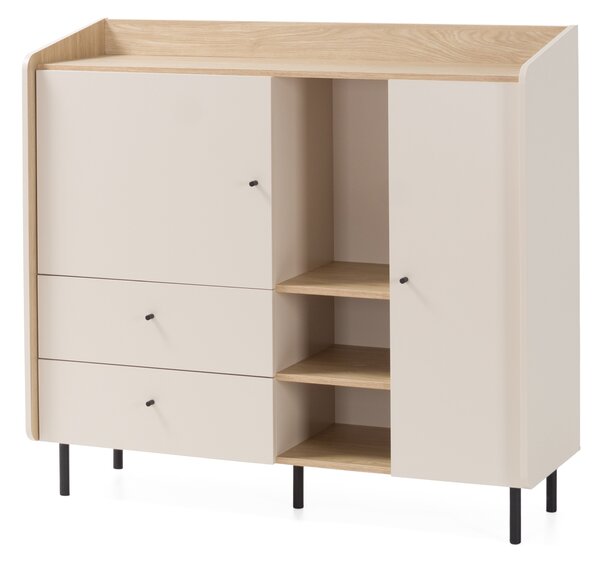 Komoda VETTA 125 cm do Salonu Sypialni Odcienie beżu