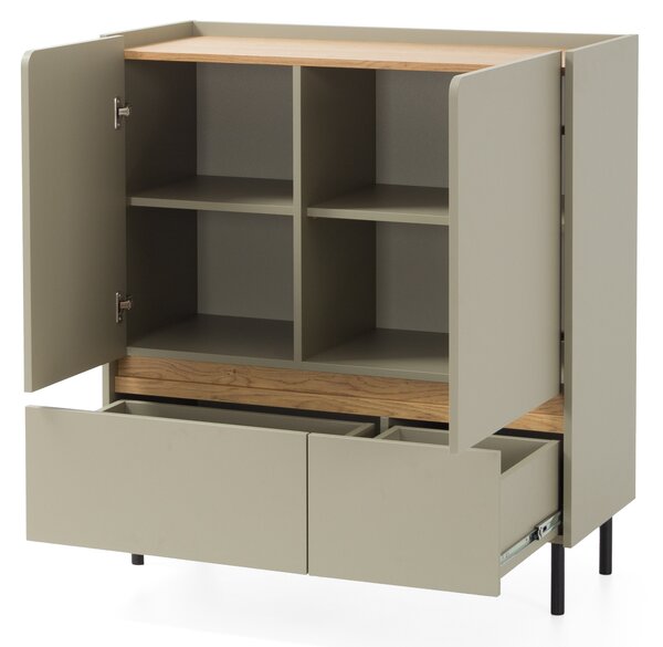 Komoda MURO 95 cm do Salonu Sypialni Odcienie zieleni