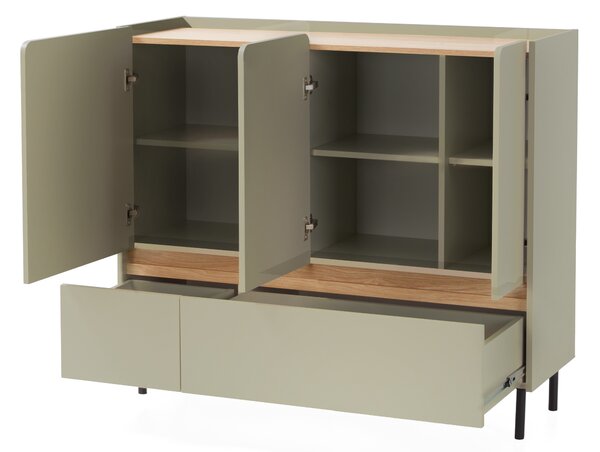 Komoda MURO 120 cm do Salonu Sypialni Odcienie zieleni