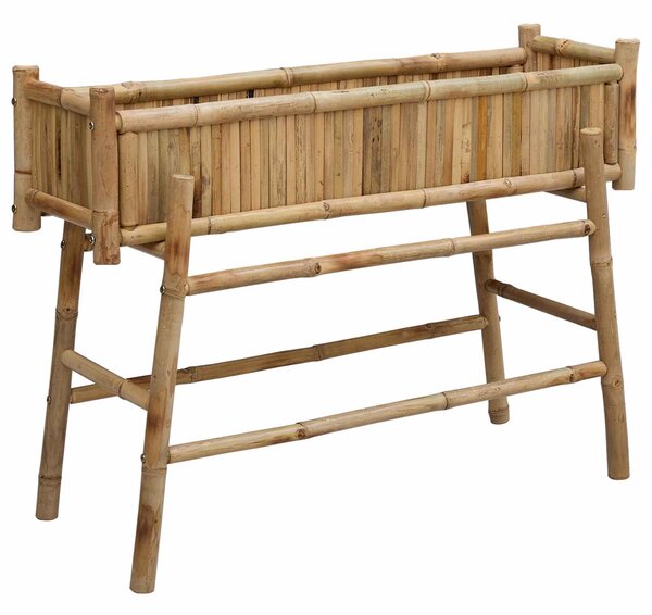 Doniczka ogrodowa z uchwytem Naturalny 100 x 38 x 74 cm Bambus