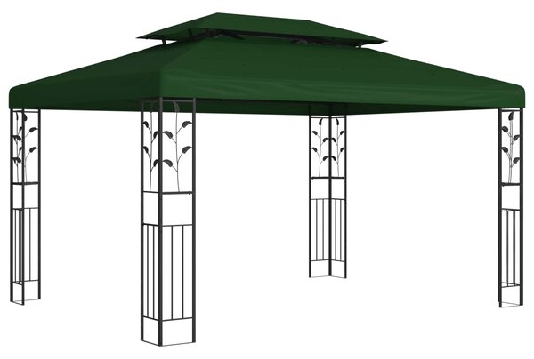 Altana 3,97 x 2,96 x 2,68 m zielony Poliester i Stal