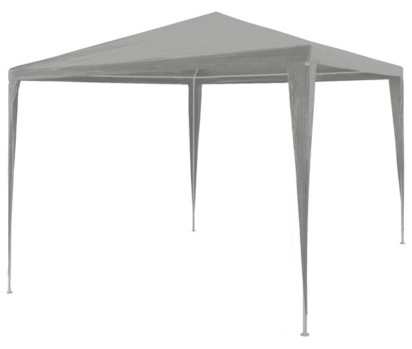 Namiot Imprezowy Jasnoszary 300 x 300 x 255 cm PE i stal