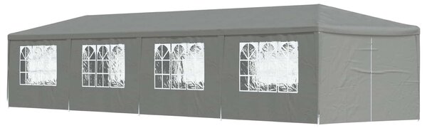 Namiot Imprezowy 1200 x 300 x 255 cm jasnoszary PE i stal