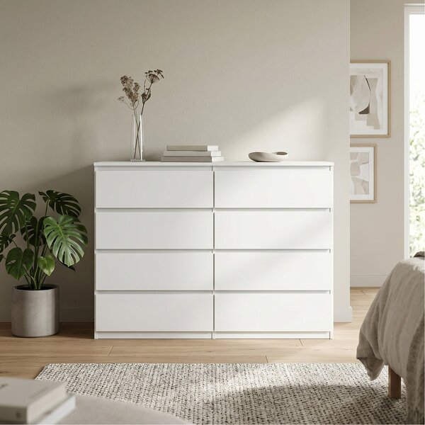Komoda NUDO 120 cm do Salonu Sypialni Biały