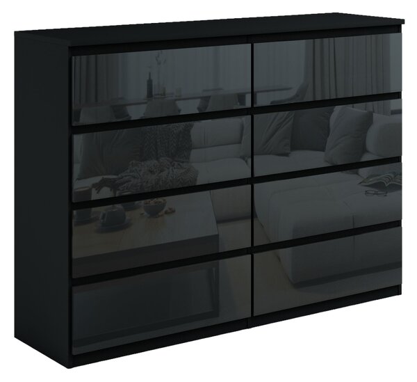 Komoda NUDO 120 cm do Salonu Sypialni Czarny