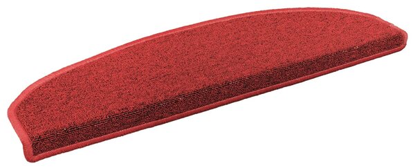 Samoprzylepne maty na schody 15 pcs czerwony 80 x 24,5 x 3,5 cm