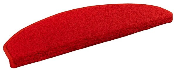 Samoprzylepne maty na schody 15 pcs czerwony 80 x 24,5 x 3,5 cm